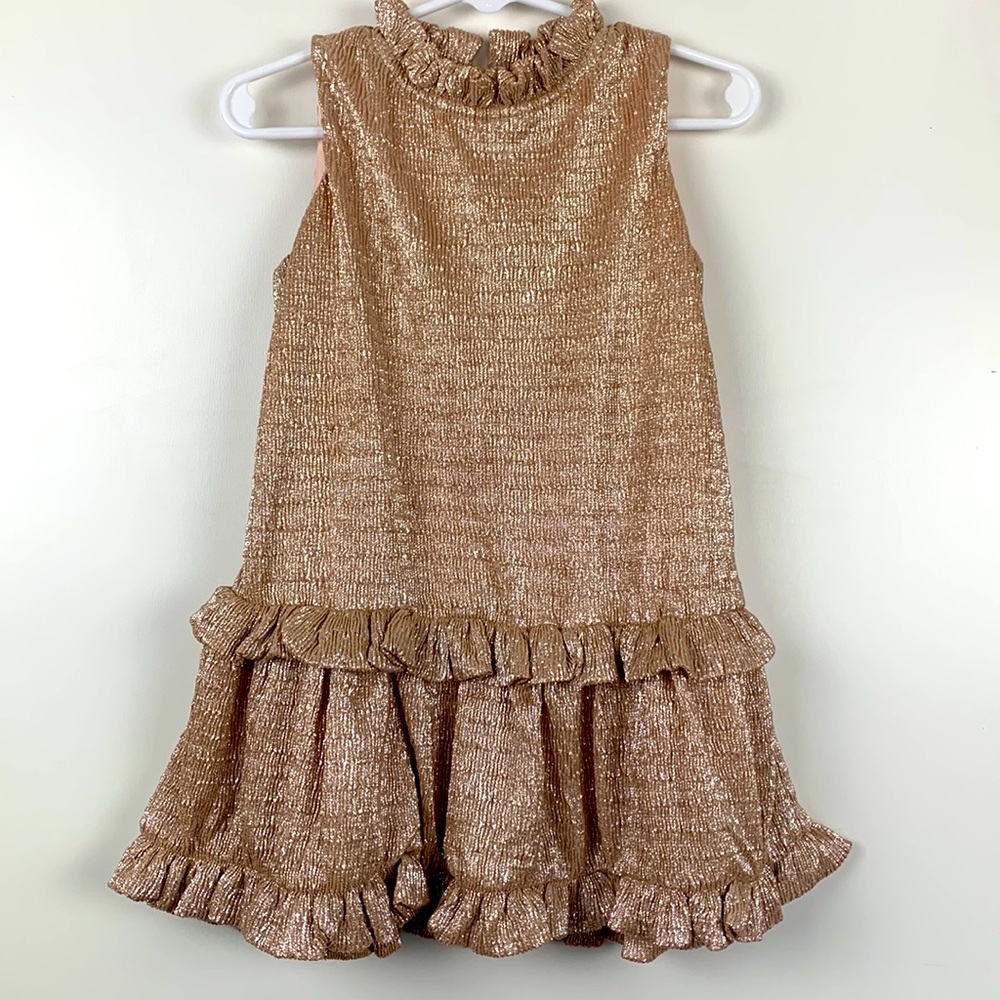 Kate Spade Girls Dark Champagne Dress, Size 2